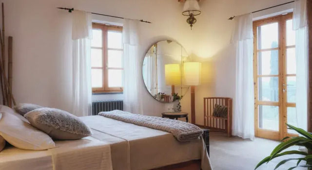 Двухместный номер Deluxe с видом на окрестности casaldipeppe B&B