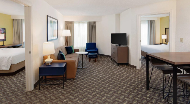 Люкс с 2 комнатами Residence Inn Boston Dedham