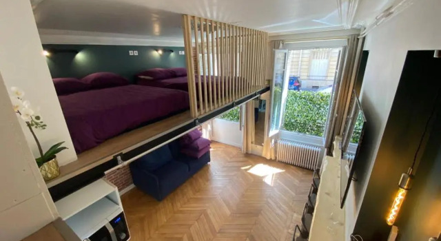 Beautiful mini Loft near Saint-Lazare, Забронировать Мини-отель Мини-отели Парижа, рядом с Театр Казино-де-Пари, Мини-отель