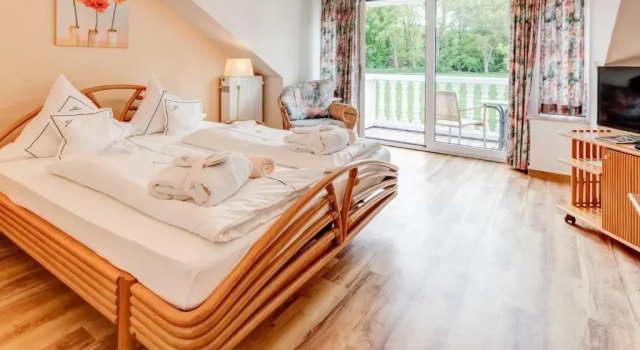 Двухместный номер Standard с балконом Hotel Seeschlösschen