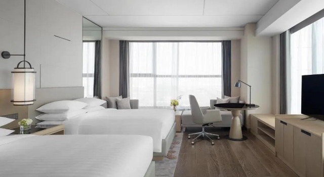 Двухместный номер Deluxe Shanghai Marriott Hotel Kangqiao