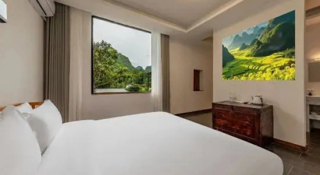 Кровать в общем номере Yunzhu Boutique Inn