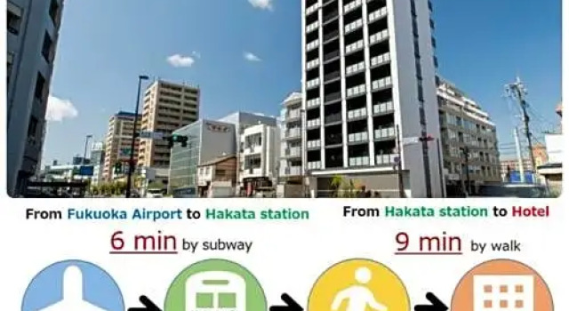 SG RESIDENCE INN HAKATA - Vacation STAY 90700, Rezerwuj Hotel Hakata 