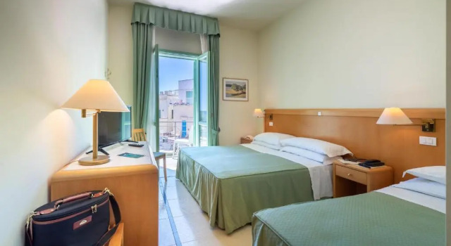 Трёхместный номер Standard с видом на море Hotel Euromare