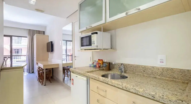 Люкс с балконом Studios modernos à beira-mar - Jurerê Beach Village JBVTOP