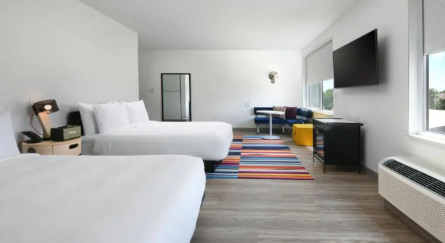 Четырёхместный номер Standard Aloft by Marriott Austin Round Rock
