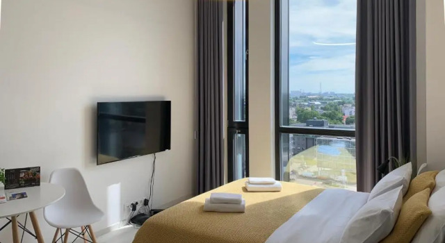 Студия Superior Orange Apartments Tower & Free Parking
