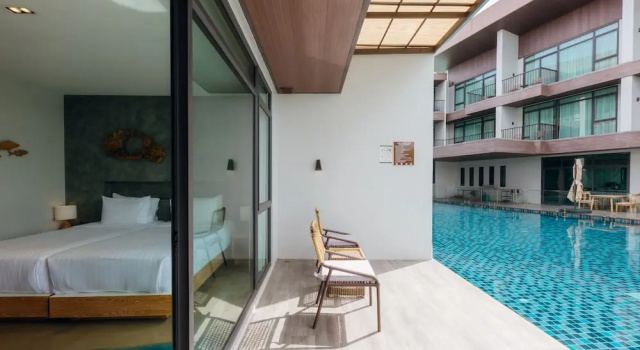 Двухместный номер Deluxe Na Tree Tara Riverside Resort Amphawa Damnoensaduak