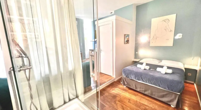 ApartHotel Riviera - Grimaldi Coeur de Ville - Terrasse Esprit - Large Studio AC with bigger South Terrace - Hyper Centre - 5mn plage, Забронировать Апартаменты/квартира Ницца Приморские Альпы, рядом с Набережная Соединенных Штатов