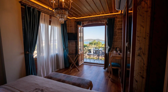 Номер Deluxe с видом на море Cunda Baradiel Hotel