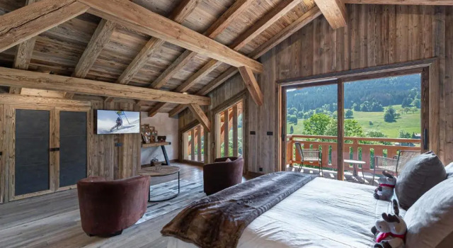 Chalet Luxe 12 Pers. Face aux Pistes avec Skiroom, Garage, Salle de Sport et Services Inclus - FR-1-569-19, Buchen Sie Chalet Demi-Quartier Evasion Mont-Blanc