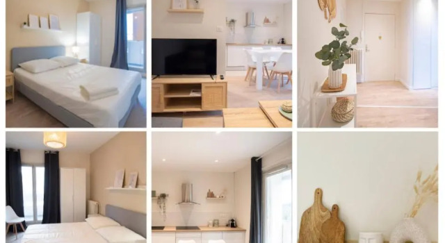 "Envie Lyonnaise" Location - 14 personnes - Terrasse - WIFI fibre optic, Rezerwuj Hotel Hotele w Rhône z parkingiem, Parking