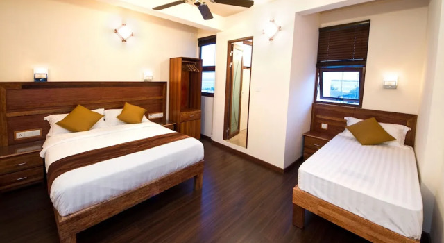Трёхместный номер Deluxe Отель Tropic Tree Hotel Maldives