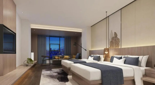 Двухместный номер Deluxe Fairfield by Marriott Xian North Station