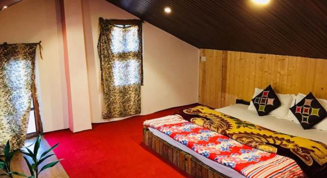 Двухместный номер Deluxe Devdhar Hilltop Cottages