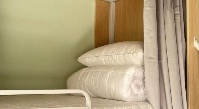 Кровать в общем номере (мужской номер) Yilan• Central Asia-Europe-Africa Ring Youth Hostel