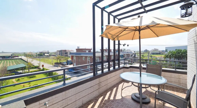 Superior Doppel Zimmer mit Balkon 蘭庭 Villa民宿 B&B