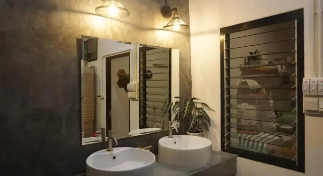 Кровать в общем номере Khoksametchun Hostel