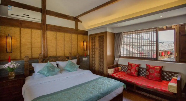 Двухместный номер Deluxe 夕露小榭古城纳西客栈 Xilu Xiaoxie Inn Old Town NAXI Lijiang