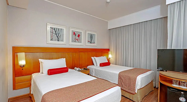 Двухместный номер Luxury Slaviero Hotel São Paulo Moema