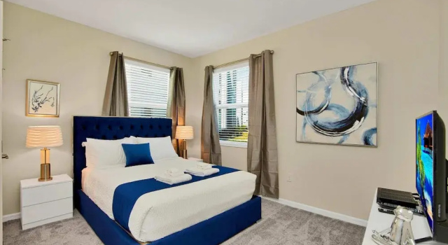 Апартаменты Posh and Spacious 3BD Condo With Patio, Pond View and Close to Disney! #3sl108