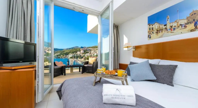 Студия с видом на море Adriatic Deluxe Apartments