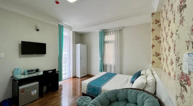 Двухместный номер Deluxe с балконом Dalat Eco Hotel