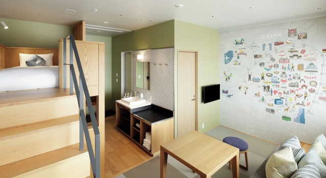 Номер Standard OMO7 Osaka by Hoshino Resorts