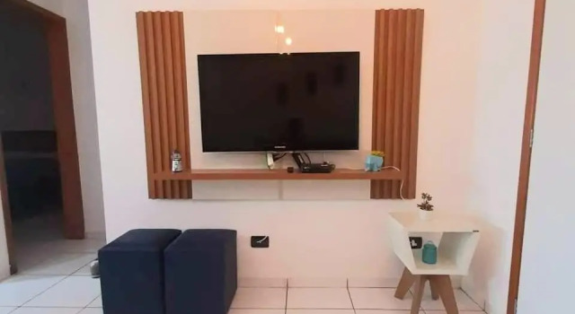 Apartamento Sun Way com piscina, churrasqueira e play ground