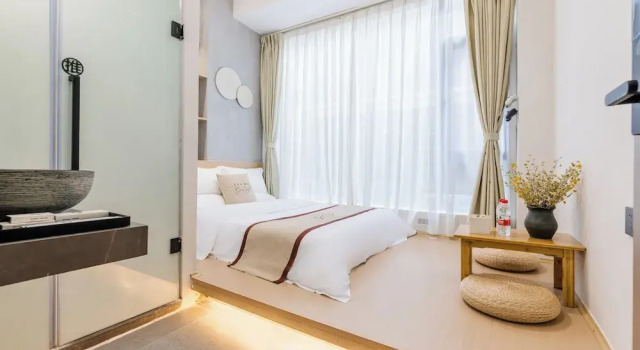 Двухместный номер Tatami Stargazing Platform Inn （Shangxiajiu Pedestrian Street）