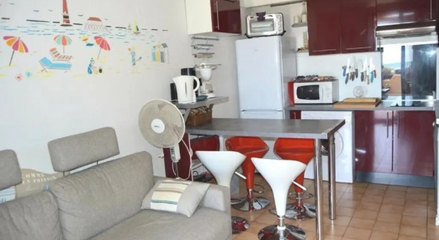 Résidence GRANDE BLEUE - 2 Pièces pour 4 Personnes 94, Réserver Hôtel Leucate Corbières
