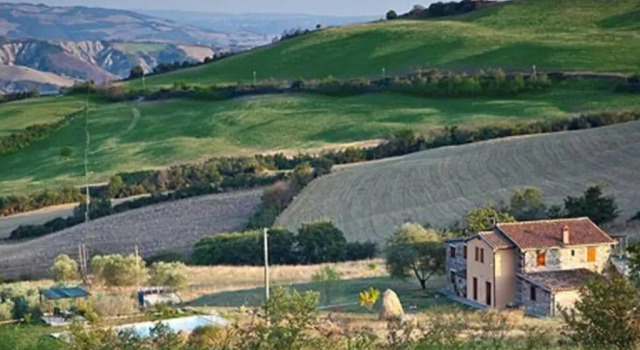 Вилла Casale meraviglioso Val dOrcia con piscina e Sauna