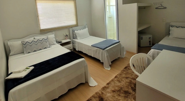 Четырёхместный номер Standard Hotel Hiperion Maringá