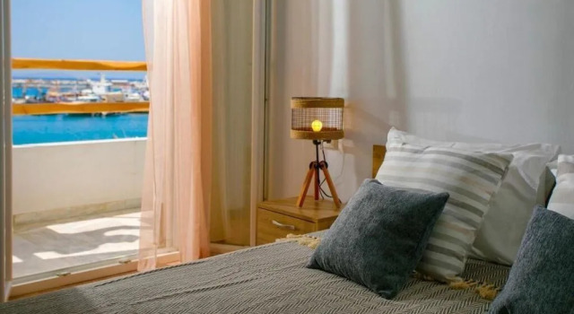 In the marina apartment