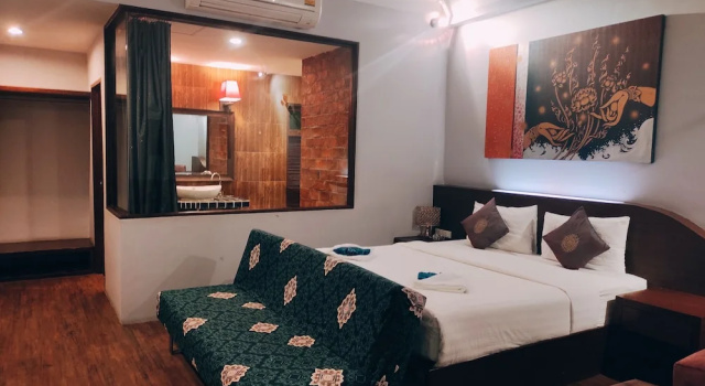 Двухместный номер Superior с балконом и с красивым видом из окна Foresto Sukhothai Guesthome