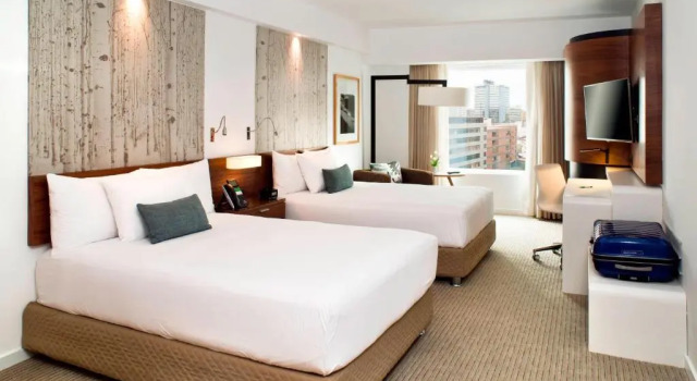 Четырёхместный номер Standard с видом на город Courtyard by Marriott Lima Miraflores