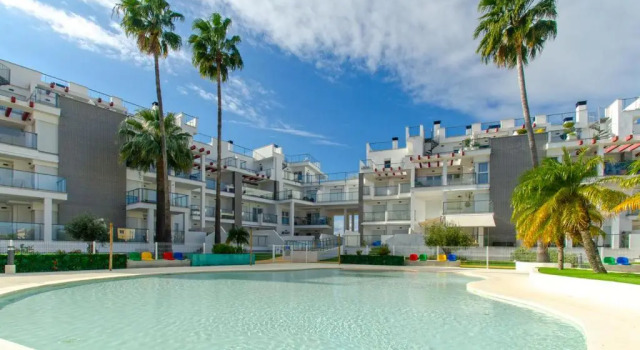 Апартаменты Apartamento Victoria Playa III con una gran terraza