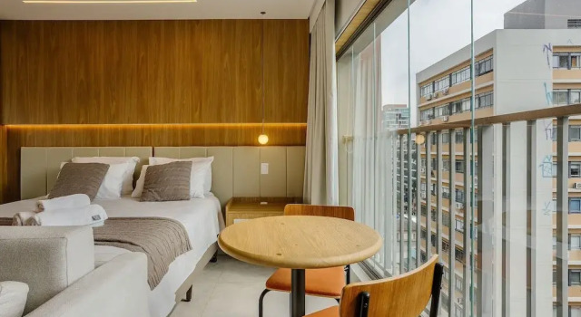 Studio in Condominium With Pool in Paraiso Zah0811, Забронировать Апартаменты/квартира Сан-Пауло штат Сан-Паулу, рядом с Больница Санта-Катарина