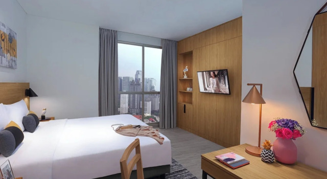 Номер Executive c 1 комнатой с балконом Citadines Sudirman Jakarta