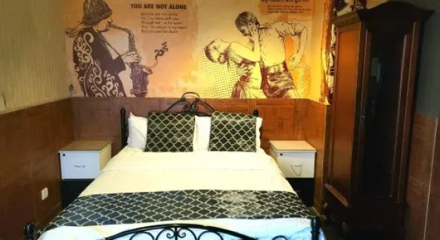 Люкс с красивым видом из окна Hotel Cute