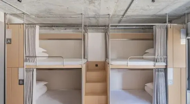 Seng i sovesal (sovesal til mænd) Yue Hotel