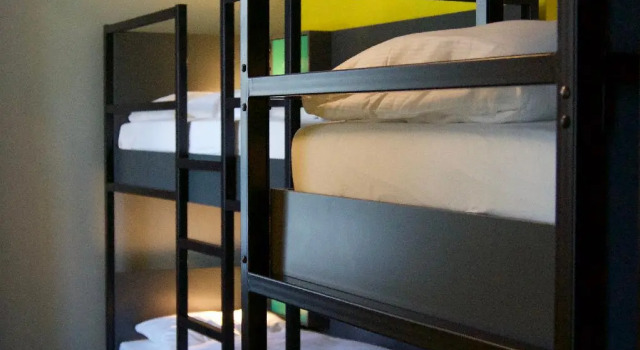 Кровать в общем номере Grand Hostel Berlin Urban