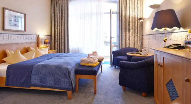 Двухместный номер Standard с балконом Inselhotel VierJahreszeiten