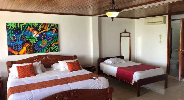 Confort triple chambre 1 chambre Vue sur cour Hotel Yurupary AMAZONAS