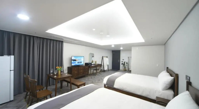 Семейный номер Deluxe с видом на город Haeundae Central Hotel