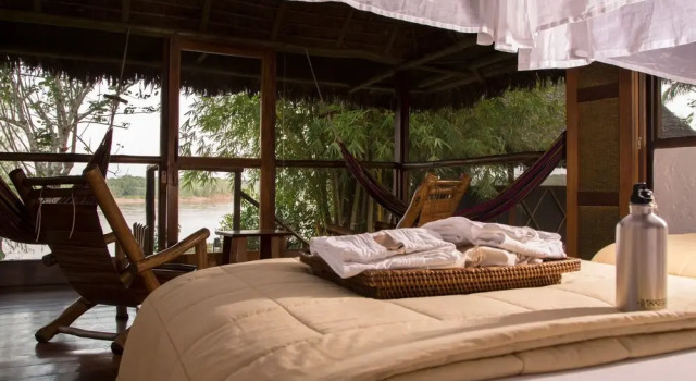 Бунгало с видом на реку Inkaterra Reserva Amazonica