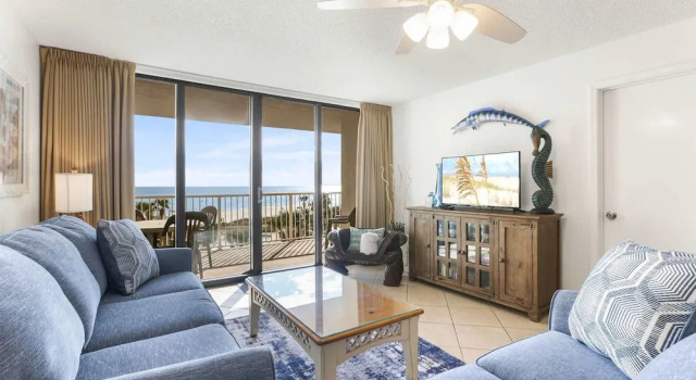 Seaside Beach 5417- Two Bedrooms Waterfront Condo With Pool Sauna Amazing Ocean View Balcony, Boek Appartement Orange Beach 