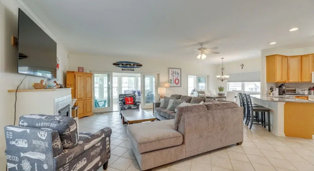 Waterfront Gem w/ Dock: 3 Mi to Fenwick Island Fun