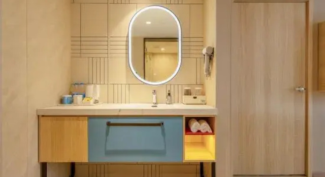 Двухместный люкс Home Inn (Zhaoyuan Fuqian Square Zhenhua)