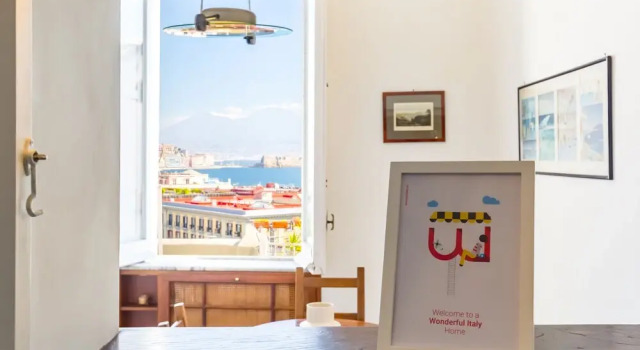 Vesuvio apartment with Sea View I, Забронировать Апартаменты/квартира Позиллипо Неаполь, рядом с Mergellina Metro Station